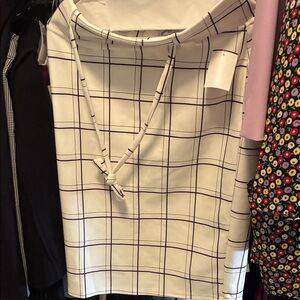 BNWT Classic Concepts LA Plaid White Skirt 👵MT